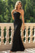 The Épaule One-Shoulder Backless Maxi Dress - Black, one-shoulder with side cutout waist - Be Juliet
