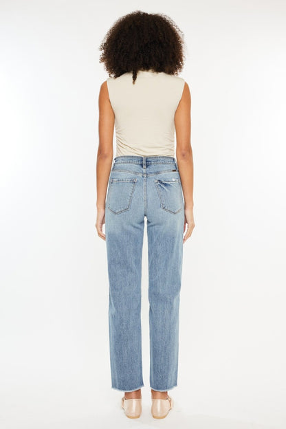 Kancan Ultra High Rise Distressed Boyfriend Jeans - Be Juliet