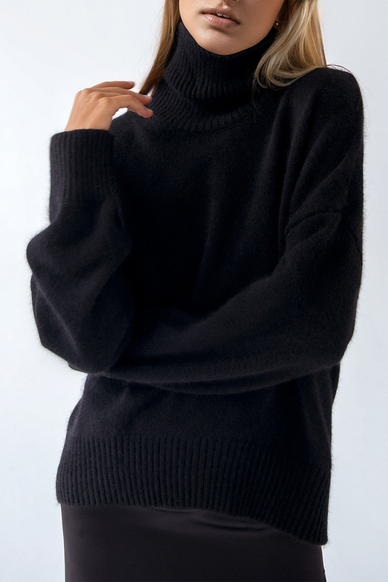 Basic Bae Turtleneck Long Sleeve Sweater