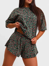 Léa Leopard Tee and Shorts Set - Be Juliet