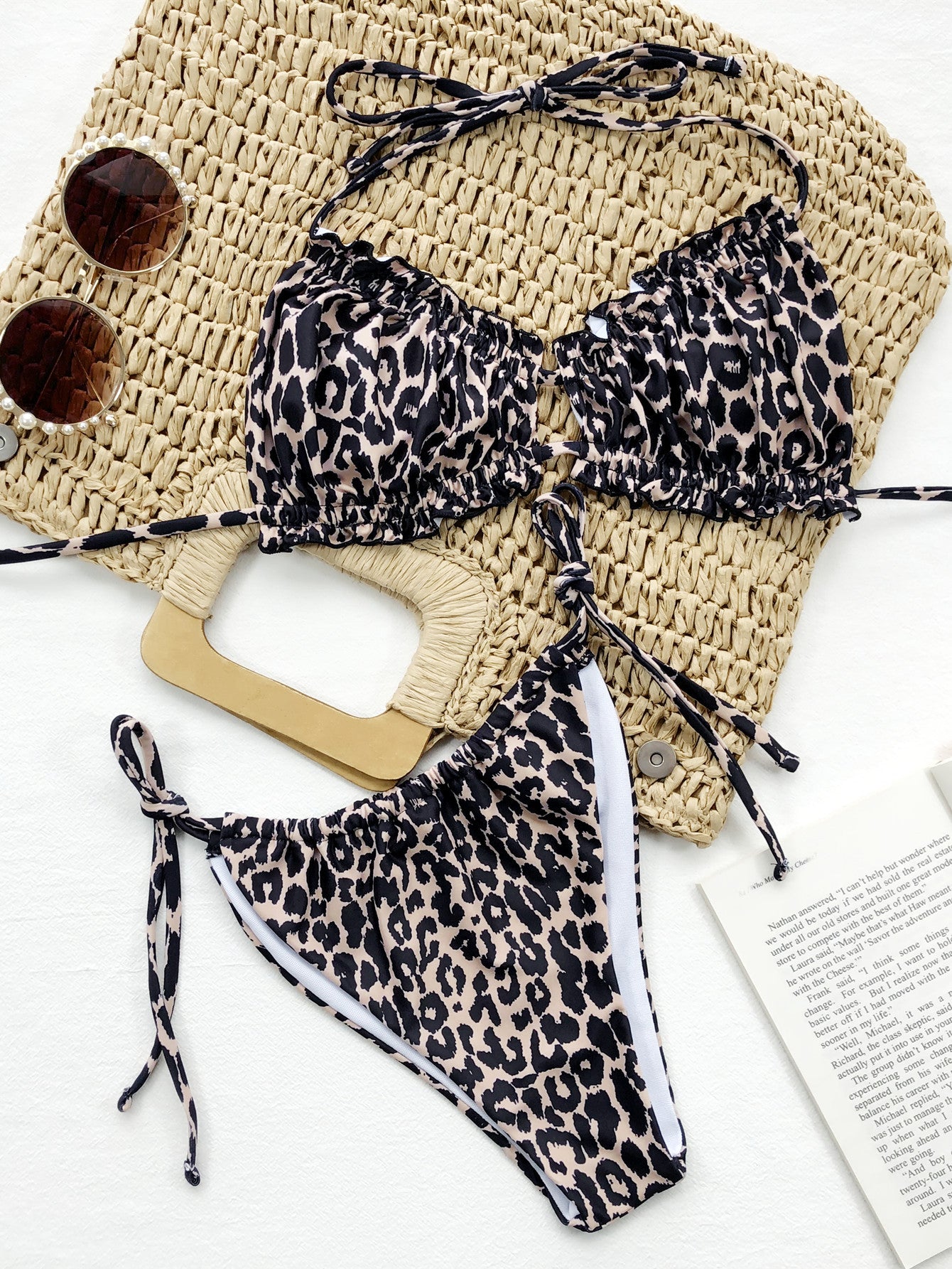 Frill Trill Halter Neck Bikini - Be Juliet