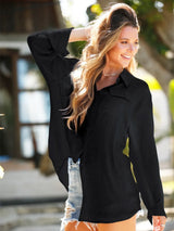 Pocketed Dropped Shoulder Cover Up - Be Juliet