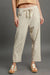 Isla Linen Blend Drawstring Pants – Curve & Plus - Be Juliet