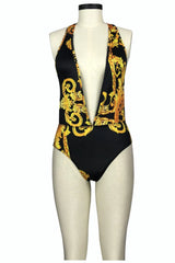 Sienna Printed Plunge Swim Set - Be Juliet