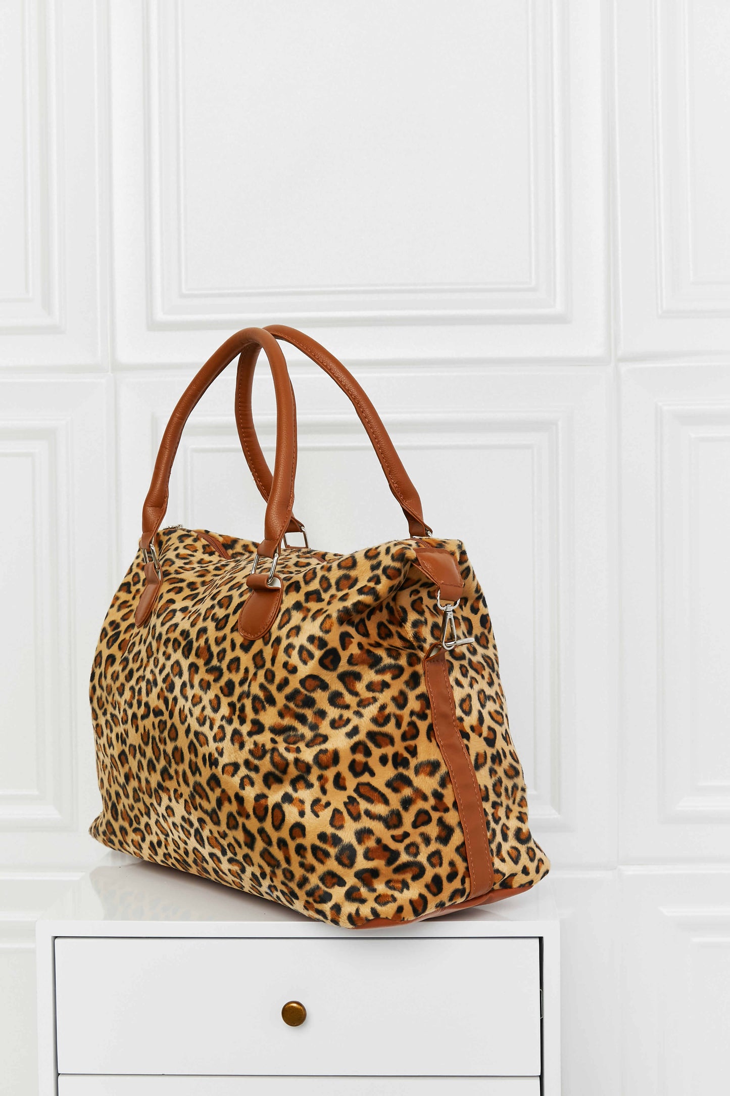 Leona Animal Print Brushed Weekender Bag - Be Juliet