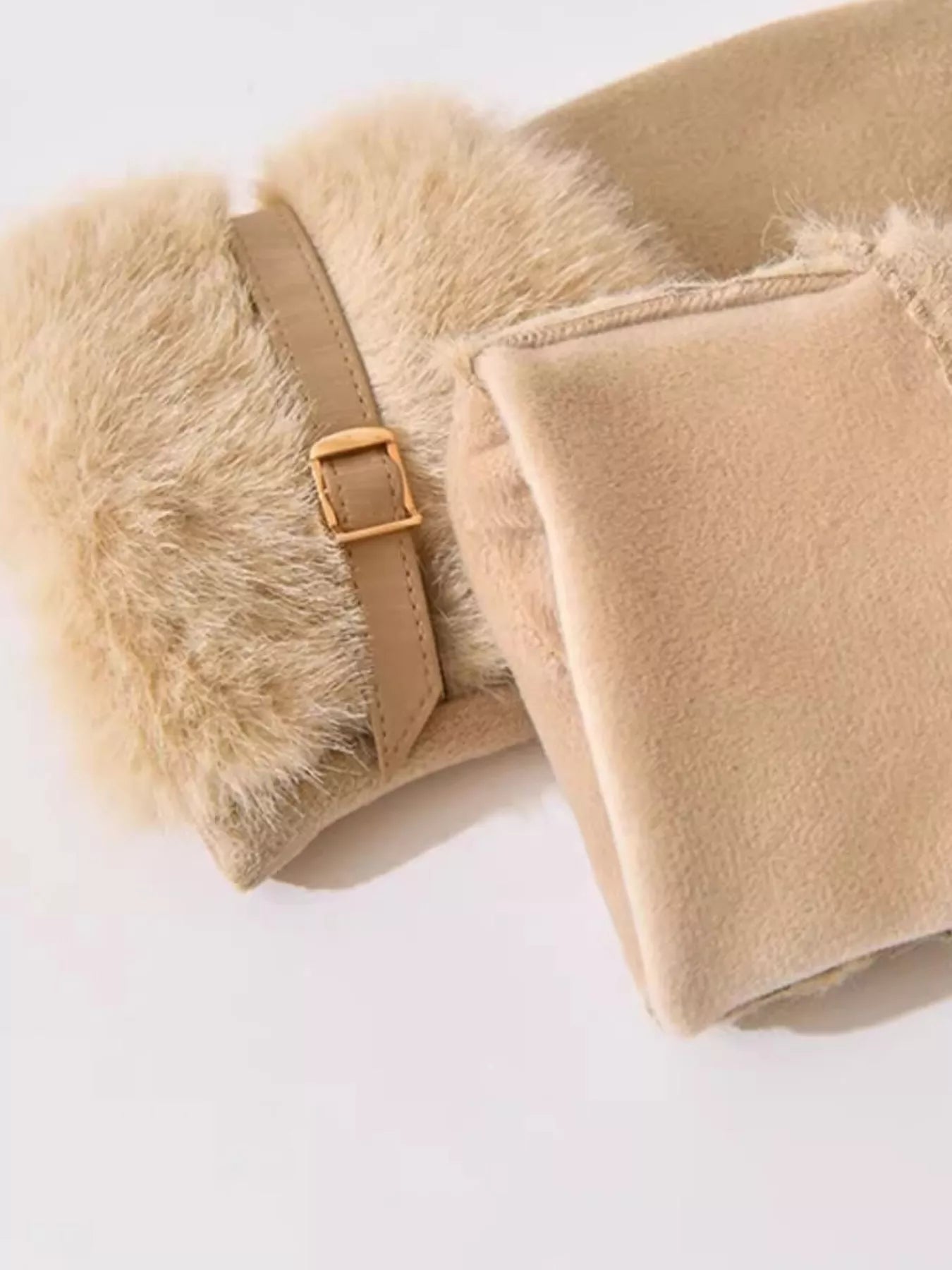 Chloé Faux Fur Cuff Gloves - Be Juliet