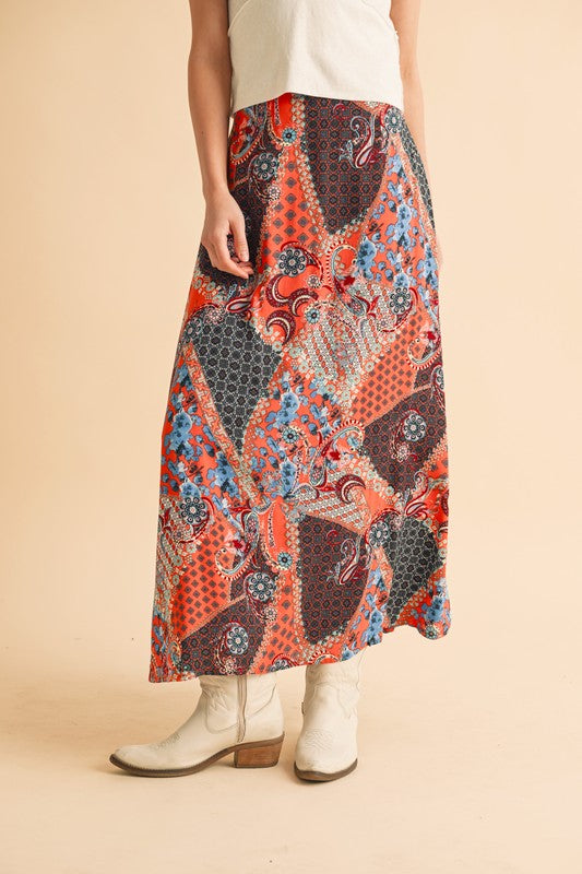 Aemi + Co Printed Maxi Skirt - Be Juliet