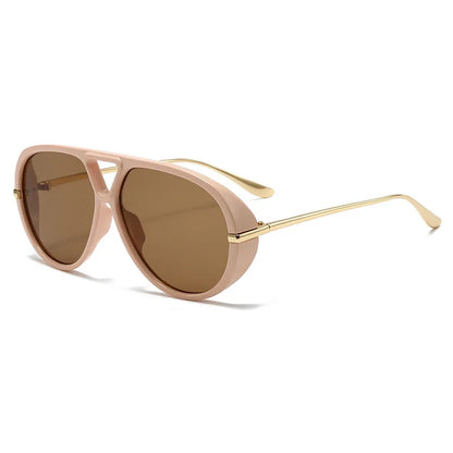 Aviator Fashion Sunglasses with Yellow Tinted Lenses - Be Juliet