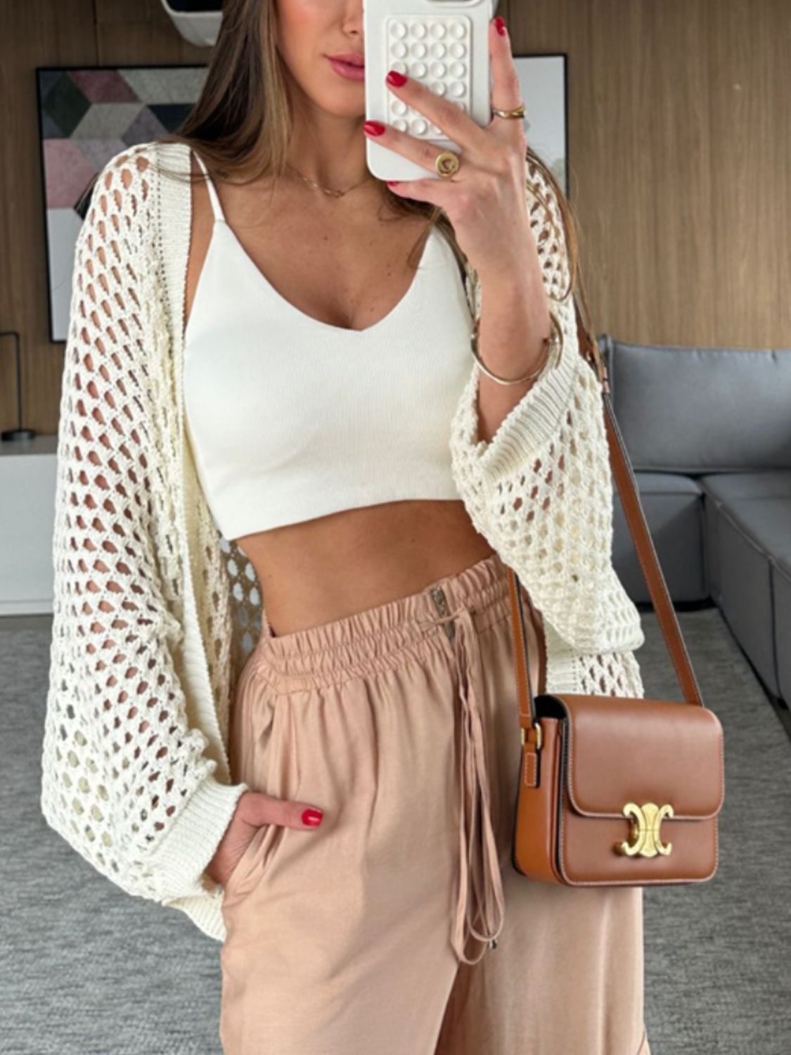 Hollow Out Open Front Cover-Up - Be Juliet