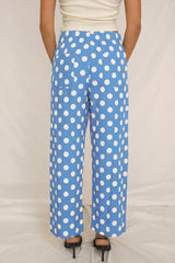 Vivienne Polka Dot Wide Leg Pants - Be Juliet