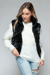 Alarie Fine Fur Lining Quilted Vest