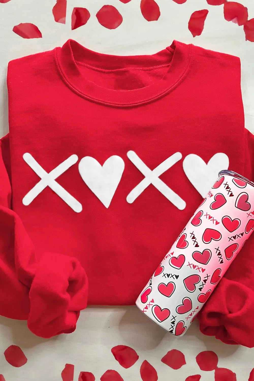 Margaux "XOXO" Graphic Sweatshirt – Valentine's Edition - Be Juliet