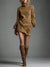 Élise Turtleneck Lantern Sleeve Mini Dress - Be Juliet