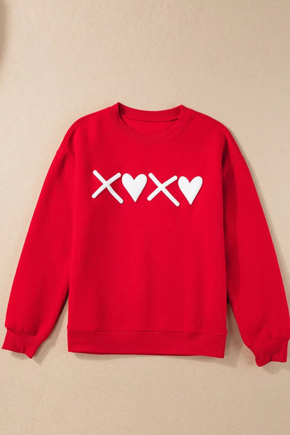 Margaux "XOXO" Graphic Sweatshirt – Valentine's Edition - Be Juliet