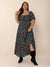 Luciana Printed Tiered Maxi Dress – Plus Size - Be Juliet