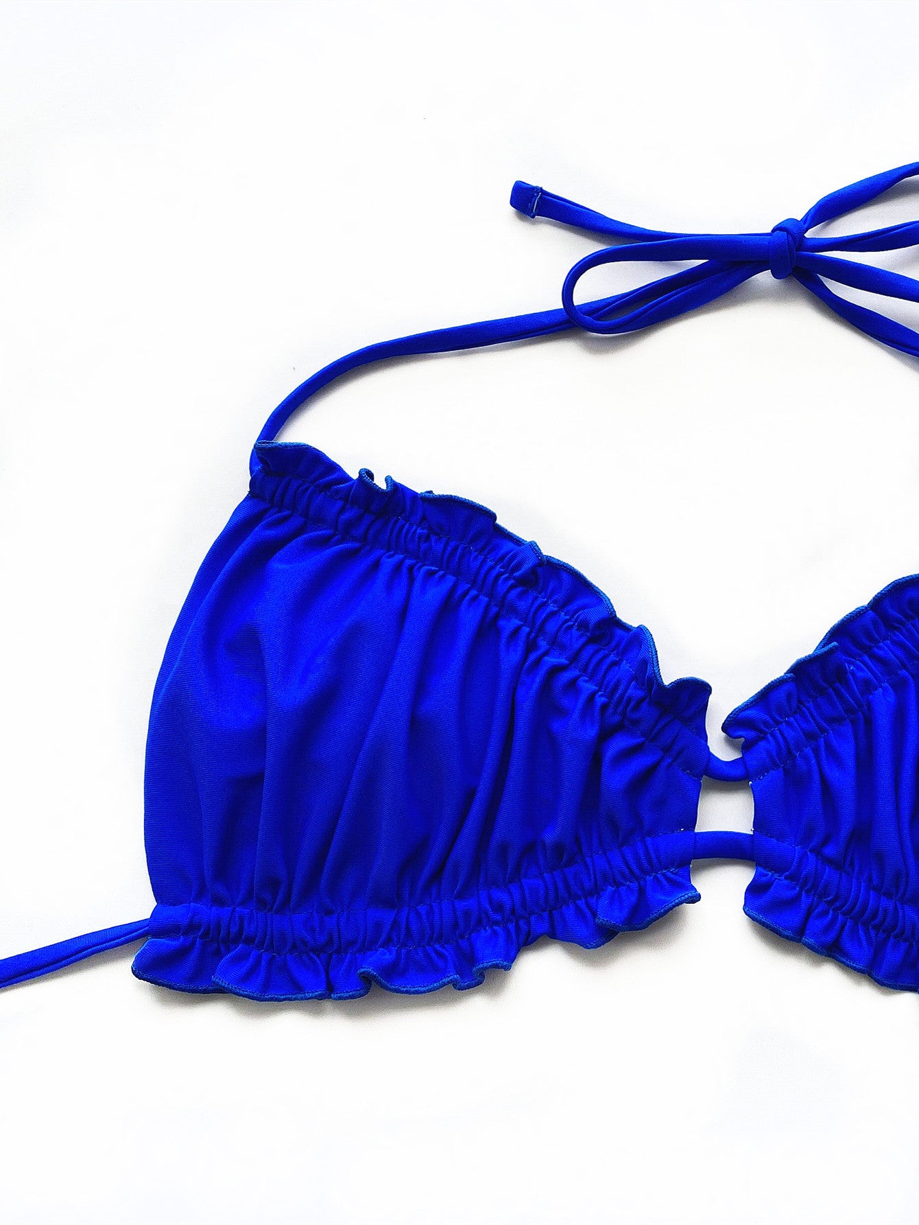 Frill Trill Halter Neck Bikini - Be Juliet