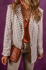 Sara Plaid Blazer