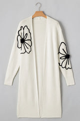 Flower Long Sleeve Cardigan