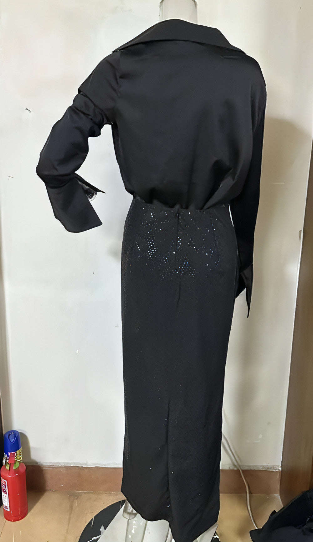 Elara Crystal Wrap Skirt Set - Be Juliet