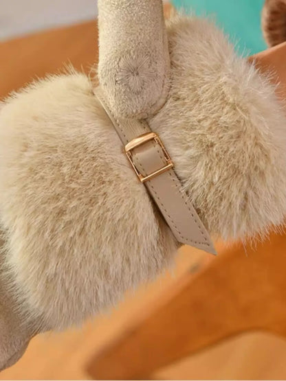 Chloé Faux Fur Cuff Gloves - Be Juliet