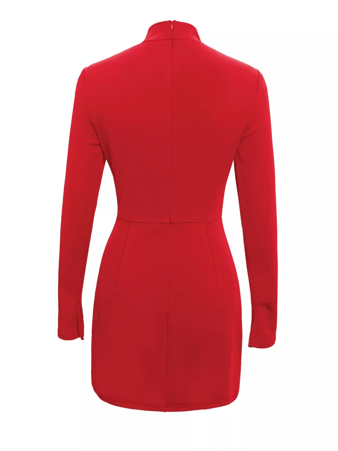 Mock Neck Long Sleeve Bodycon Dress - Be Juliet