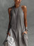 Two-Tone Sleeveless Maxi Dress - Be Juliet