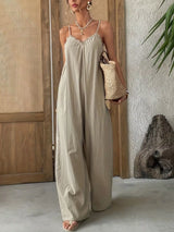 Sleeveless Wide Leg Jumpsuit - Be Juliet