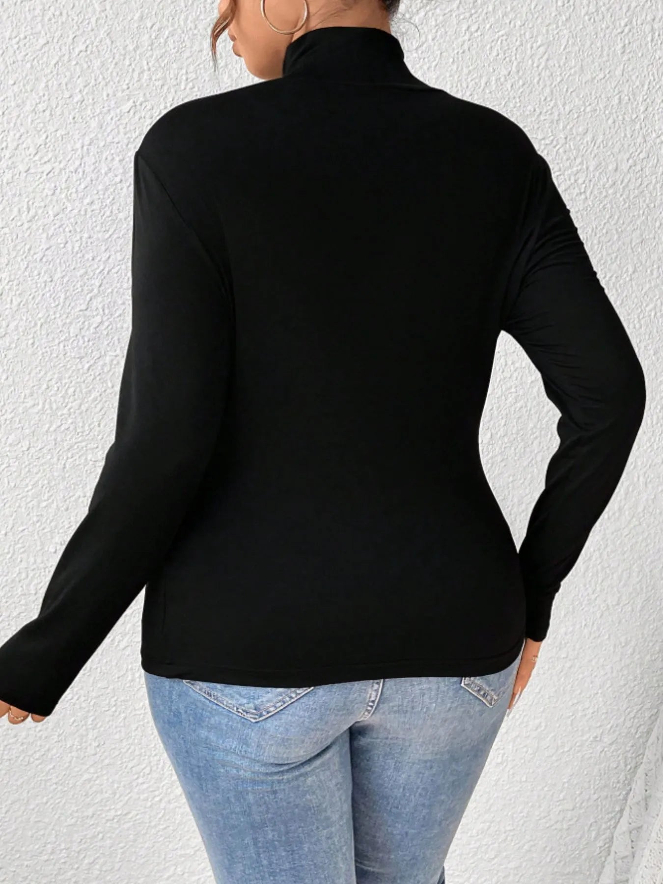 Essential Fitted Turtleneck – Plus Size - Be Juliet