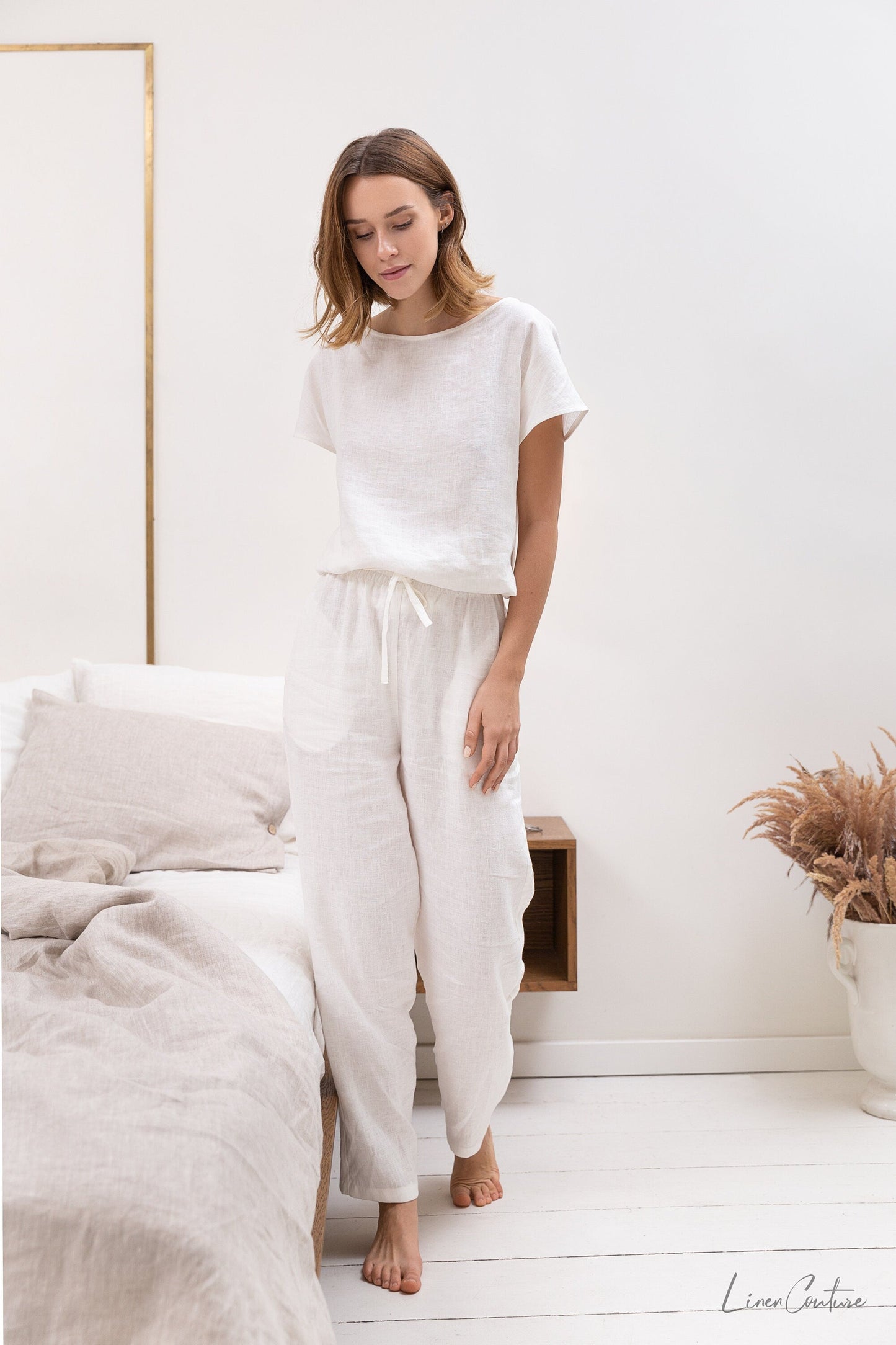 Juliette Linen Pajama Set - Be Juliet