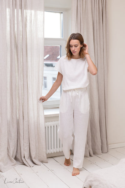 Juliette Linen Pajama Set - Be Juliet