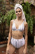 Radio Fiji Alta Bra Top in Sunday - front view on model, tie shoulder straps - Be Juliet