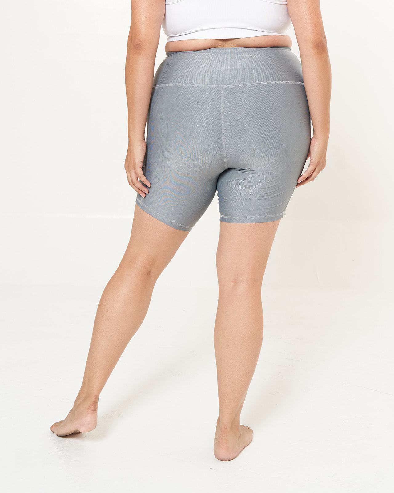 Dove Grey Pocket Bike Shorts