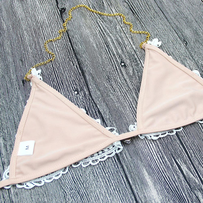 Crystal Crush Jeweled Crochet Bikini Set