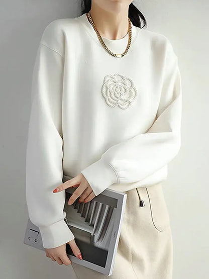 Caterina Pullover Sweater - side view on model showing fit - Be Juliet