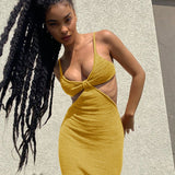 Clover Cutout Maxi Dress